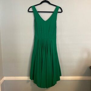 Emerald green ModCloth midi dress